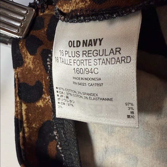 Leopard Print Women's Skirt Plus Size 16 97% cotton - Picture 4 of 6